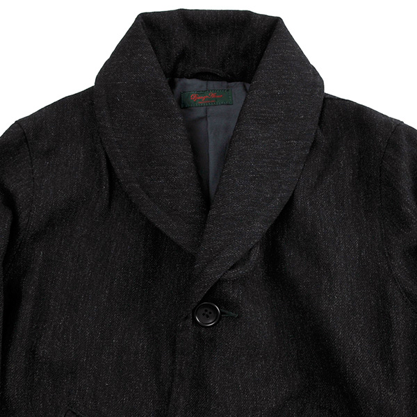 ジャンゴアトゥール　ウールコットン　ショールカラーコート　サイズ40 DjangoAtour “victorians shawlcollar wool coat”＜anotherline