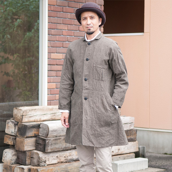 DjangoAtour “classic farmers linen coat” | MASUYA