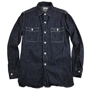 WAREHOUSE “Denim work shirt”＜DuckDigger＞ | MASUYA