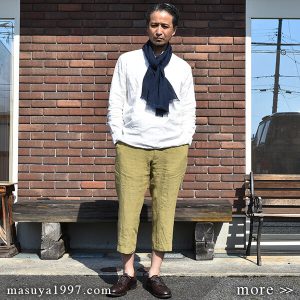 DjangoAtour “windowpen linenstole” & “linen easy jodhpurs”