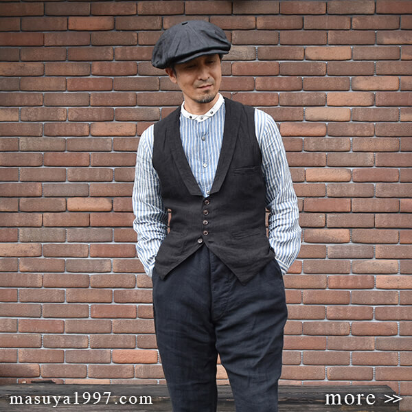 DjangoAtour “irish-worker cleric linen shirt”＜anotherline＞ | MASUYA