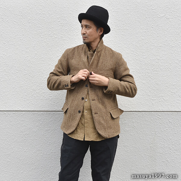 DjangoAtour “classic shetlandwooltweed tailor jacket” | MASUYA