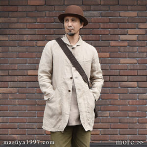 DjangoAtour “classic heavylinen country coat”