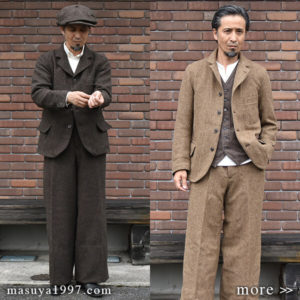 DjangoAtour “classic shetlandwooltweed tailor jacket & trousers”