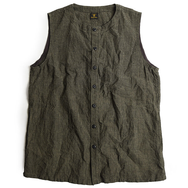DjangoAtour “classic linen artisanal vest” | MASUYA
