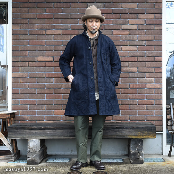 DjangoAtour “classic farmers indigo coat” | MASUYA