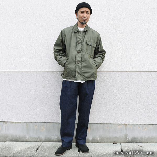 SALE CORONA “CORONA A-2 DECK JACKET”＜USMC M-51 NYCO BLOCKS＞ | MASUYA