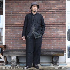 DjangoAtour “classic farmers heavylinen tailor jkt & heavylinen trousers”