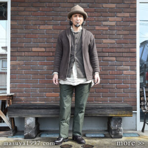 DjangoAtour “classic shawlcollar wool jacket × classic moleskin twotuck frenchtrousers”