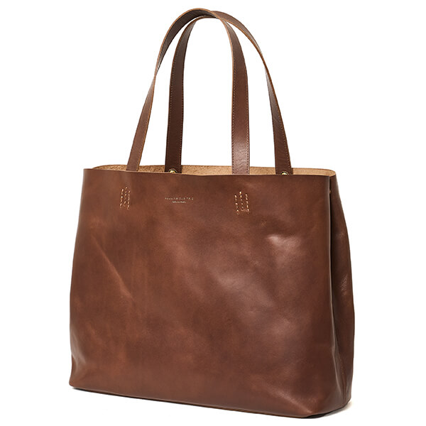 ROLLING DUB TRIO “BOX TOTE BAG”＜BROWN HORSE LEATHER＞ | MASUYA