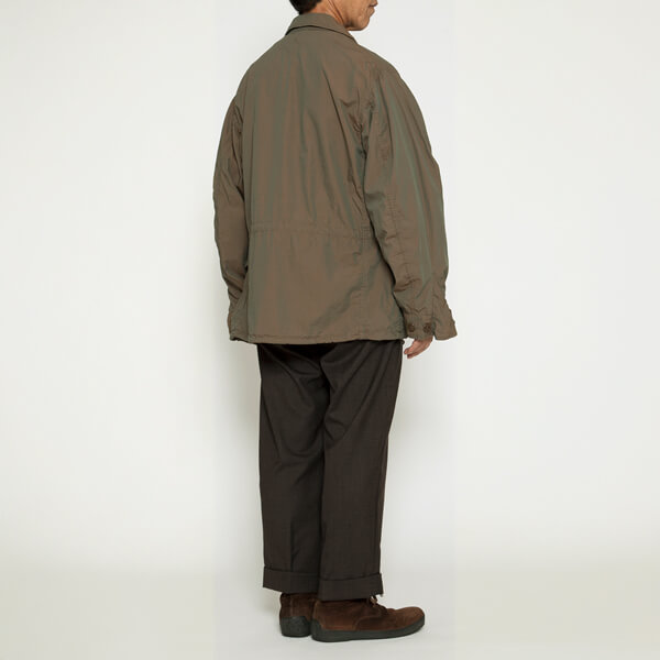 CORONA 日本製 コットンジャケット オープンカラー M ブラウンカーキ CORONA 日本製 コットンジャケット オープンカラー M ブラウンカーキ