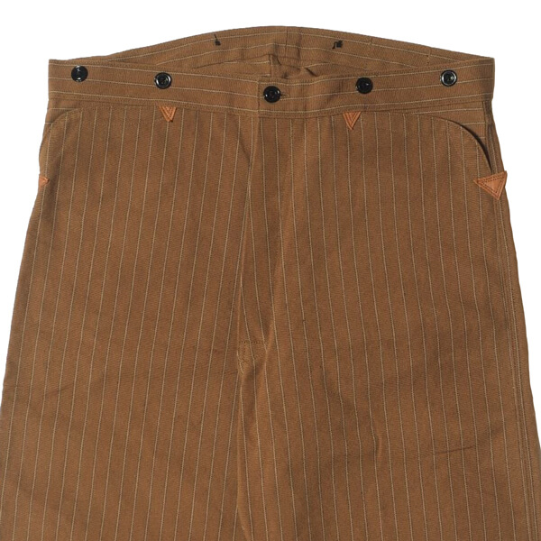 WAREHOUSE “Lot 1228 1874 3POCKET HEAVY LEATHER BOUND OVERALL