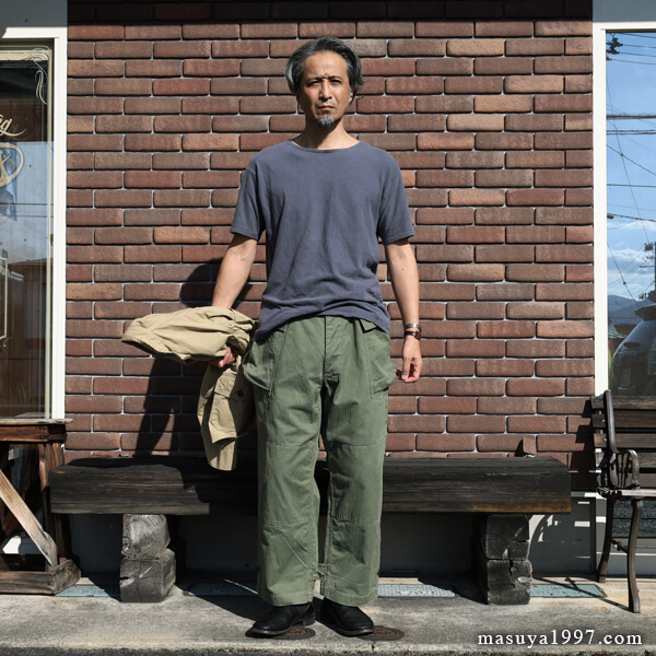 FATIGUE SLACKS カーゴパンツ Medium ブルー 今から夏まで着たい】#FATIGUESLACKS #THECORONAUTILITY