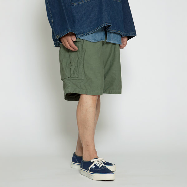 FATIGUE SLACKS #FP029 “M-51 SHORT SLACKS”＜MILITARY BACK SATIN
