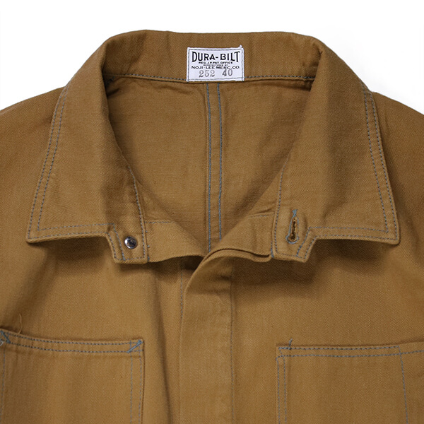 DURA-BILT “ONE PIECE SUITS” ＜COTTON WASTE BEIGE TWILL＞ | MASUYA