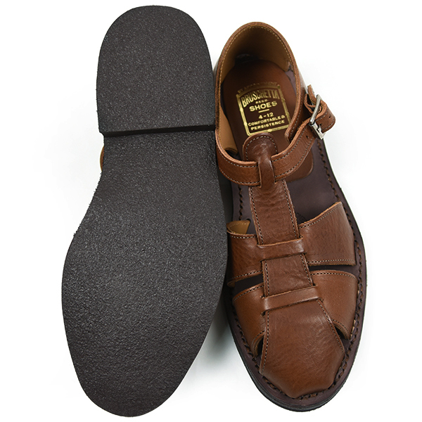 BRUSCHETTA ORLEANS・ブルスケッタ・茶色・40・US 7 BRUSCHETTA SHOES ブルスケッタ シューズ｜ORLEANS オルレアン