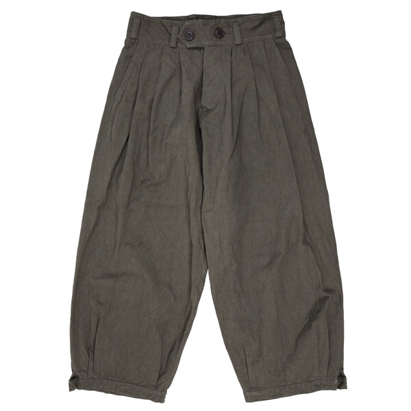 DjangoAtour “anotherline cottonlinen pleats widepants