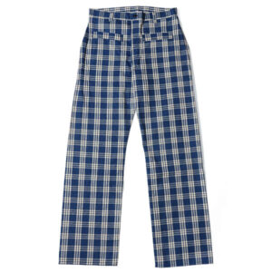 4b_21b_lot1237_1900s_indigoblue_whitecheck_waist_overall