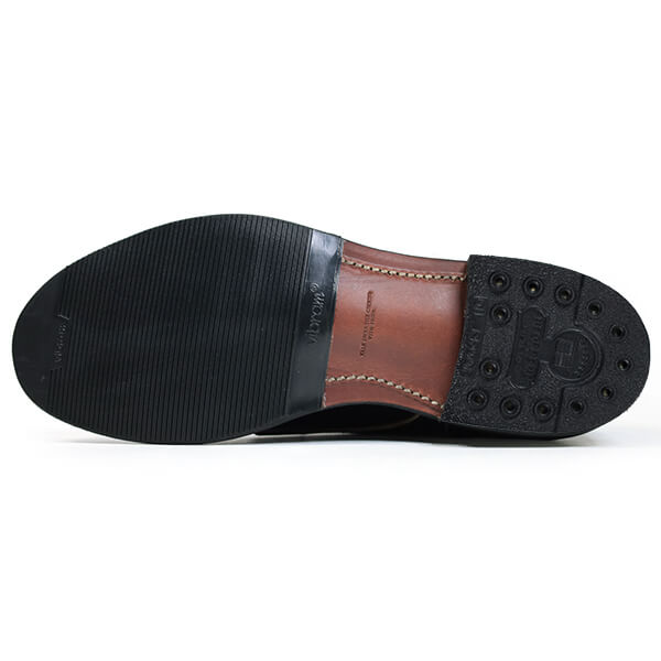 予約商品】MAKERS “WENDERS”＜GUIDI CALF BLACK / HALF RUBBER SOLE