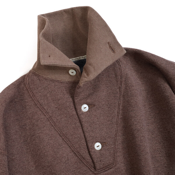 Olde Homesteader “Extra Cotton Fleece / Stand Collar Long Sleeve