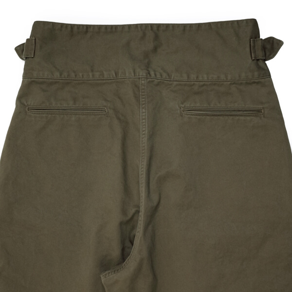 BLACK SIGN “High Density Chino Old Clown Gurkha Pants” | MASUYA