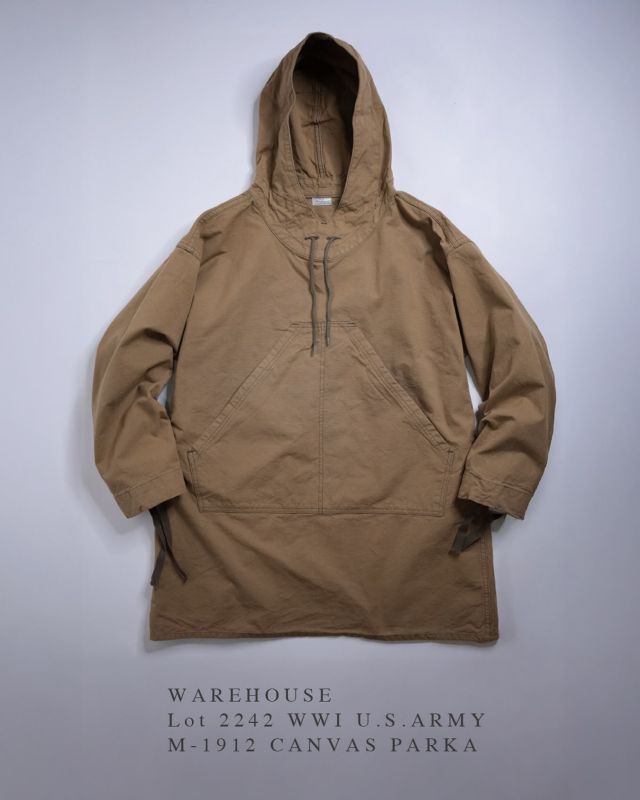 “New Arrival“ WAREHOUSE “Lot 2242 WWI U.S.ARMY M-1912 CANVAS PARKA” WAREHOUSE（ウエアハウス）の “Lot 2242 WWI U.S.ARMY M-1912 CANVAS PARKA” をご紹介します。 ーーーーーーーーーーーーーーーーー □カラー：ブラウン □サイズ：38（当店入荷サイズ） □プライス：￥52,000（税別）【税込 ￥57,200】 ーーーーーーーーーーーーーーーーー @masuya1997 #WAREHOUSE #USARMY #CANVAS_PARKA #ウエアハウス #ファーストキャンバスパーカー