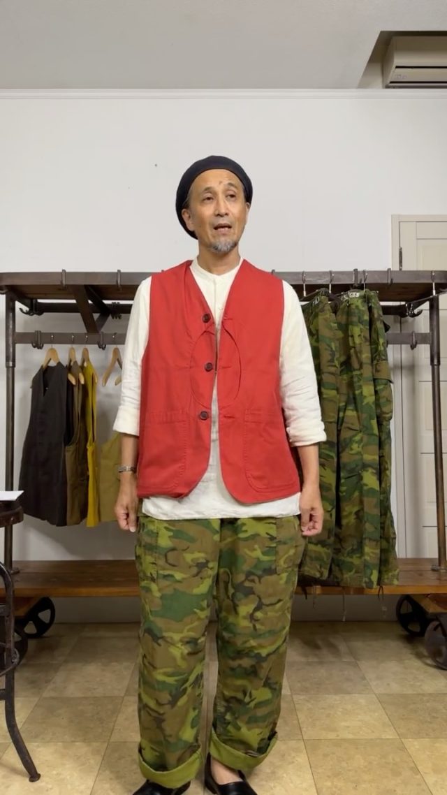 8/14（金）マスカジ・ライブ ＜229th＞ 『 CORONA 2026FW 新作入荷商品のご紹介 』　 ⚫︎ FATIGUE SLACKS ＜COTTON RIPSTOP・ERDL CAMOUFLAGE＞ ・#FP005 “AGGRESSOR SLACKS” ・#FP006 “JUNGLE SLACKS” ⚫︎ CORONA “GAME VEST” ・CORONA HUNTING OX / DRY KHAKI ・COMBED YARN GABARDINE / MOCHA BROWN ・COMBED YARN GABARDINE / CHOCOLATE BROWN ・COMBED YARN GABARDINE / MUSTARD ・COMBED YARN GABARDINE / RED 店主のコーディネイトを交えながら、シルエットやサイズ感はもちろん、それぞれの素材の特徴や着用感についてもご紹介しています。 @masuya1997 #TheCoronaUtilit #hunting_vest #Fatigue_slacks コロナユーティリティ ファティーグスラックス